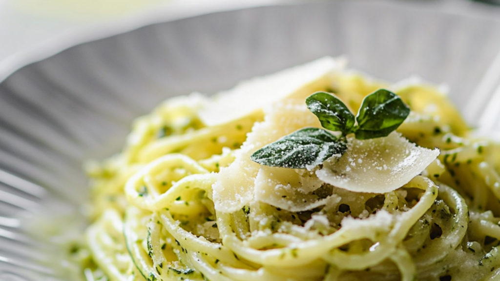 Spaghetti à la Crème de Courgette : Un Délice Crémeux