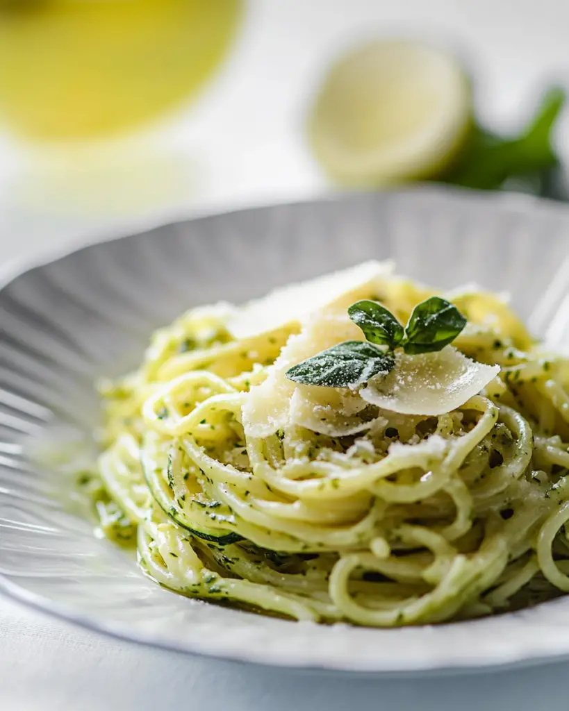 Spaghetti à la Crème de Courgette : Un Délice Crémeux