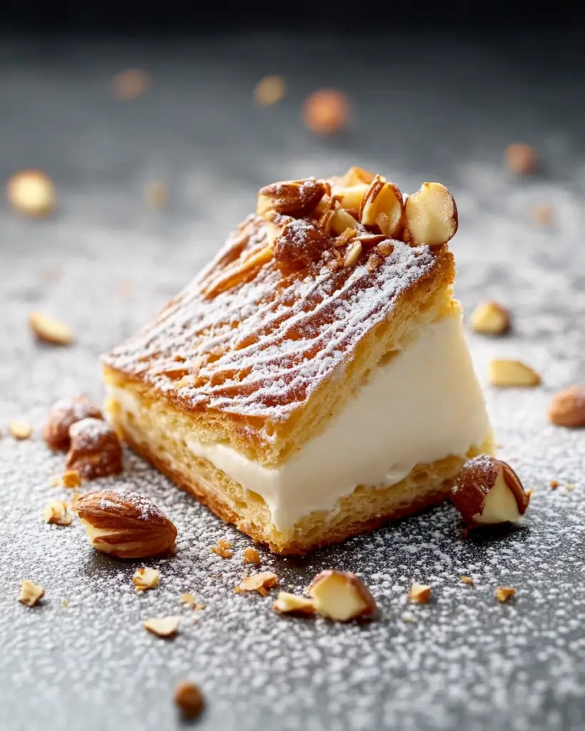 Triangle Feuilleté à la Crème d’Amandes