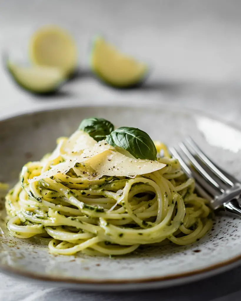 Spaghetti à la Crème de Courgette : Un Délice Crémeux