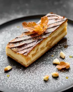 Triangle Feuilleté à la Crème d’Amandes