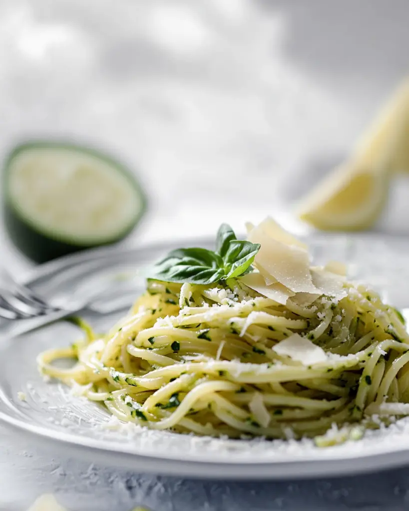 Spaghetti à la Crème de Courgette : Un Délice Crémeux