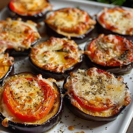 Tartelettes d’aubergines au fromage Depuis recettemoderne.com