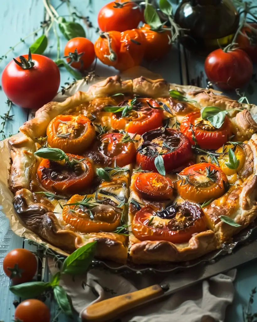 Tarte à la Tomate à l’Ancienne Depuis recettemoderne.com