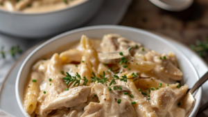 Pâtes Crème Poulet Champignons Depuis recettemoderne.com