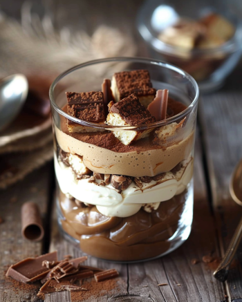 Tiramisu Kinder Bueno en verrines Depuis recettemoderne.com