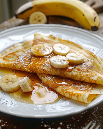 Crêpes aux bananes Depuis recettemoderne.com