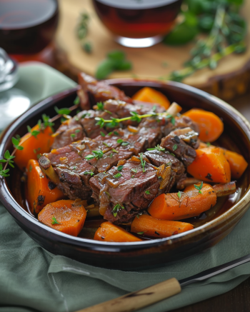 Daube de Bœuf Provençale Depuis recettemoderne.com