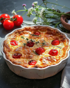 Clafoutis Tomates Cerises et Emmental Depuis recetttemoderne