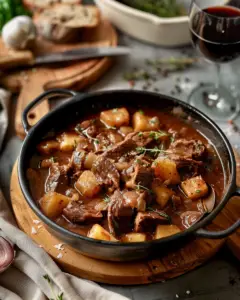 Bœuf Bourguignon Depuis recettemoderne.com