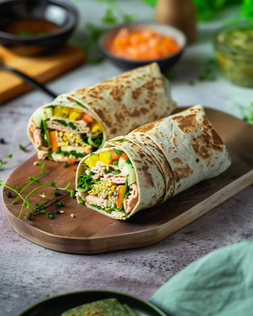 Wraps au Thon et Concombre Depuis recettemoderne.com