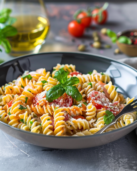 Fusilli à la Romaine Depuis recettemoderne.com