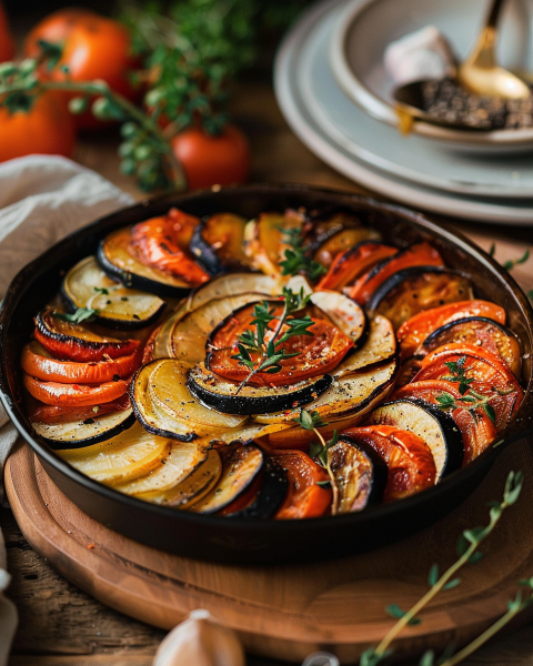 Ratatouille Provençale au Four Depuis recettemoderne.com