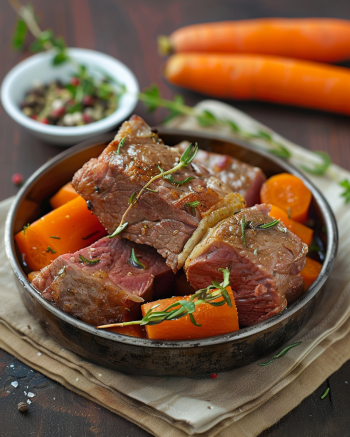 Daube de Bœuf Provençale Depuis recettemoderne.com