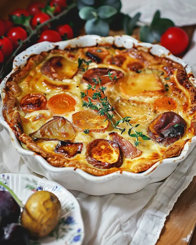 Clafoutis aux Légumes à l’Ancienne Depuis recettemoderne.com