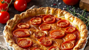 Tarte tomate moutarde Depuis recettemoderne.com