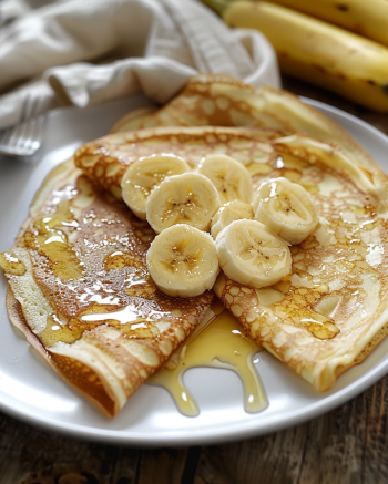 Crêpes aux bananes Depuis recettemoderne.com