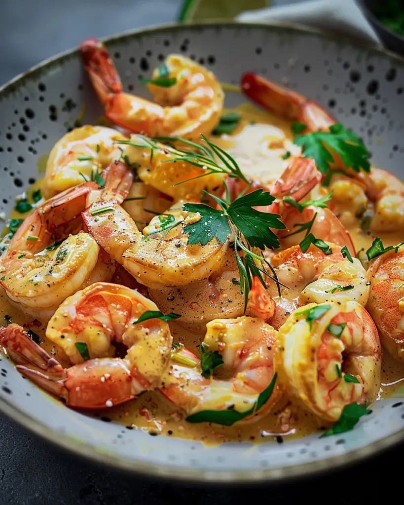 Crevettes au lait de coco Depuis recettemoderne.com