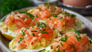 Œufs Farcis au Saumon Fumé Depuis recettemoderne.com