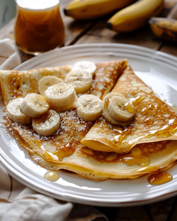 Crêpes aux bananes Depuis recettemoderne.com