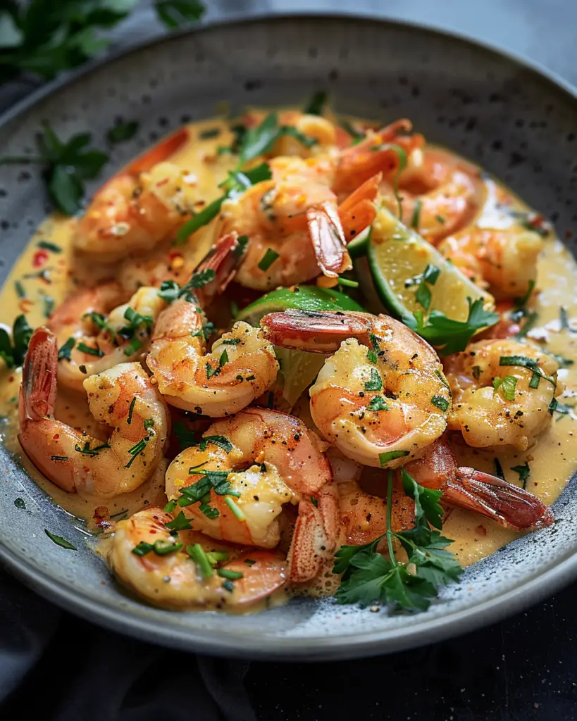 Crevettes au lait de coco Depuis recettemoderne.com