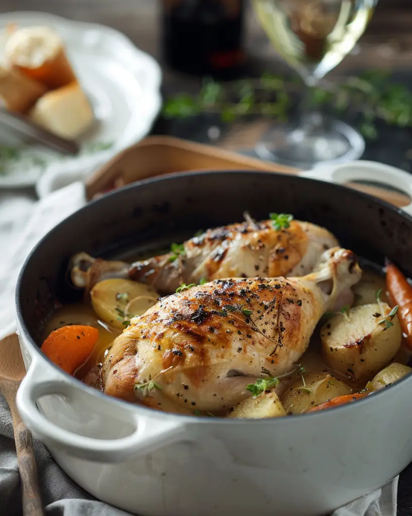Poule au Pot à l'Ancienne Depuis recettemoderne.com