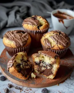 Muffins Marbrés Nutella Depuis recettemoderne.com