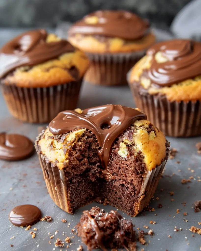 Muffins Marbrés Nutella Depuis recettemoderne.COM