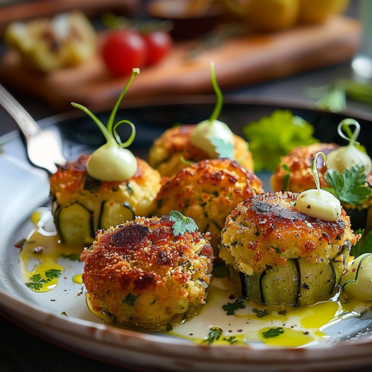 Boulettes de Courgettes au Four