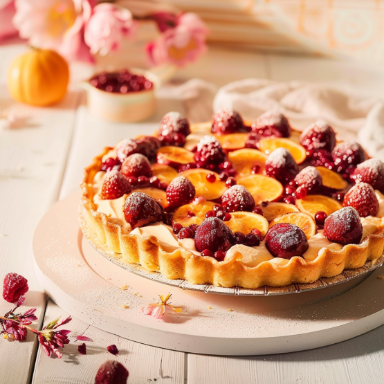 Tarte aux Pêches et Framboises : Recette Estivale Délicieuse