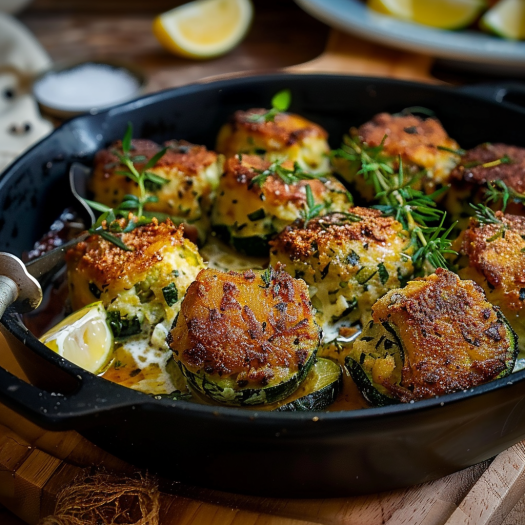 Boulettes de Courgettes au Four