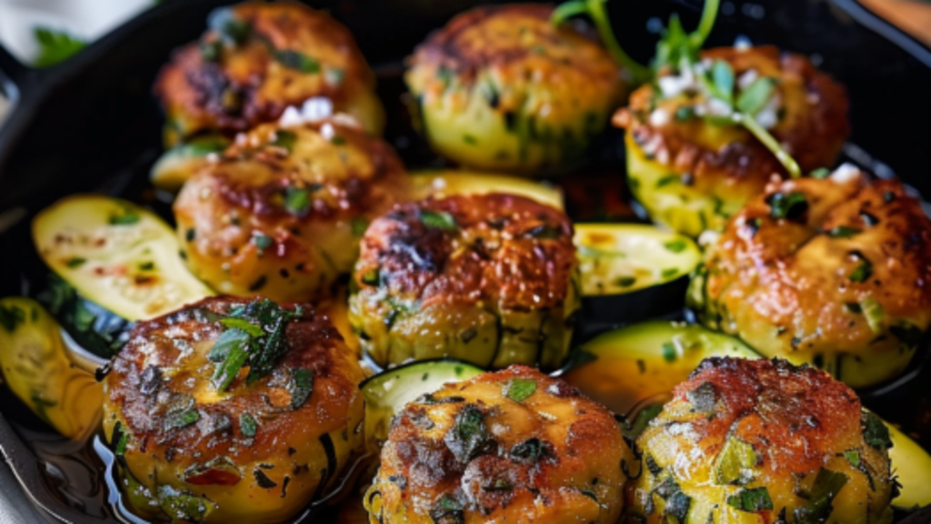 Boulettes de Courgettes au Four
