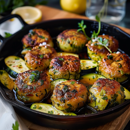 Boulettes de Courgettes au Four