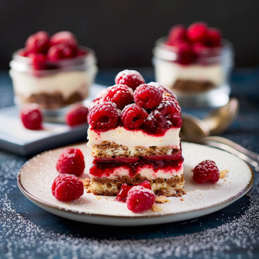 Tiramisu aux Framboises : Douceur Fruitée et Crémeuse