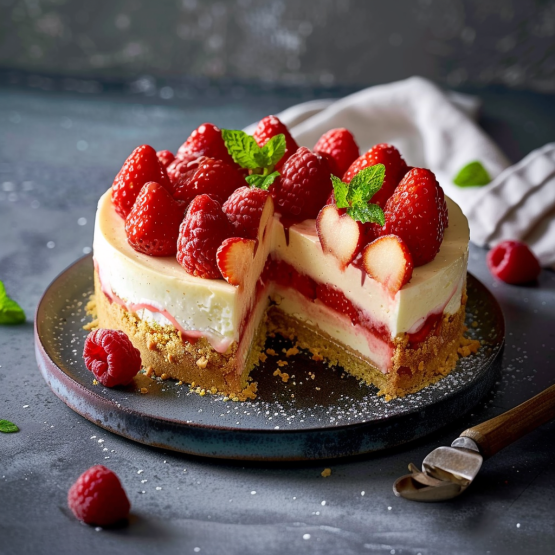 Recette Gâteau Fraises Printemps : Léger et Crémeux