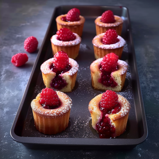 Recette de Financiers aux Framboises : Moelleux et Gourmands