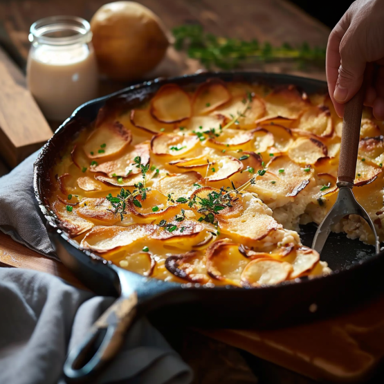 Gratin Dauphinois Express au Lait: Recette Crémeuse et Savoureuse