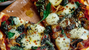 Pizza aux Épinards: Recette Savoureuse et Facile