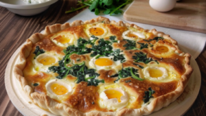 Délicieuse Tarte Chèvre-Épinards
