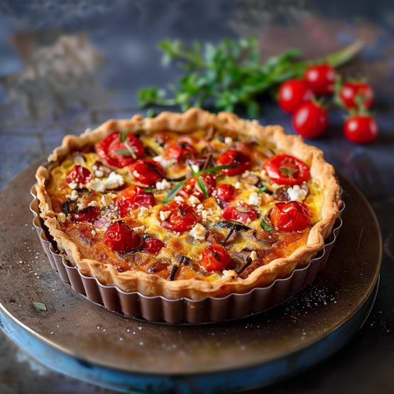 Quiche Poivrons Feta: Recette Savoureuse et Facile