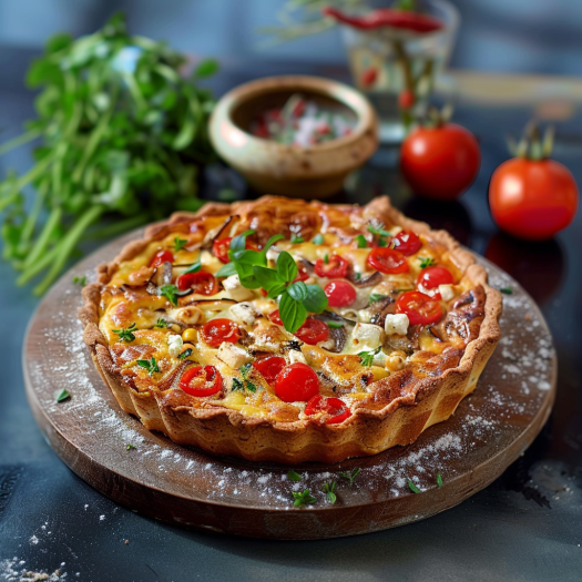 Quiche Poivrons Feta: Recette Savoureuse et Facile