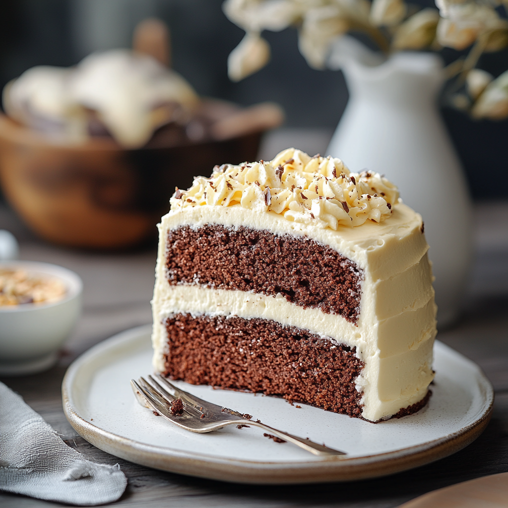 Cake au chocolat blanc