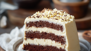 Cake au chocolat blanc