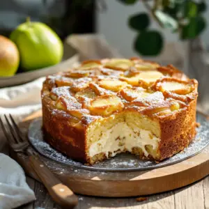 Cake pomme cannelle et spéculoos depuis recettemoderne