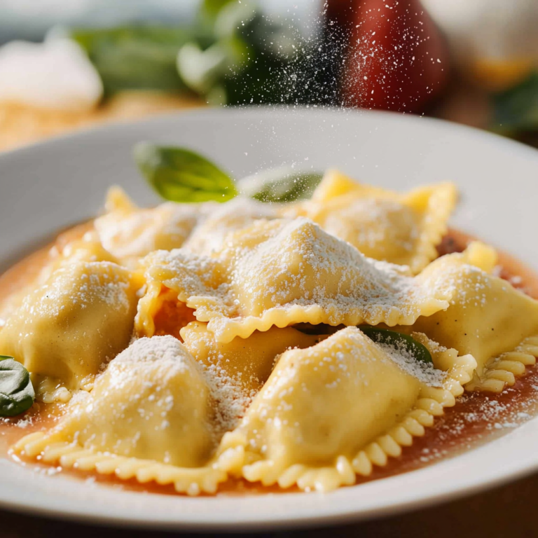 Raviolis italiens crémeux : Une recette délicieuse et facile