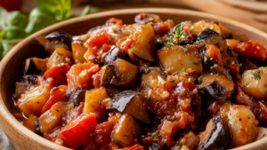 Caponata aubergine depuis recettemoderne