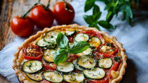 Tarte aux courgettes depuis recettemoderne