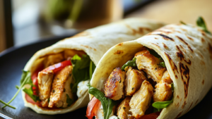 Gyros au poulet depuis recettemoderne
