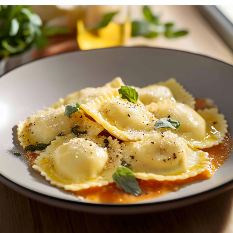 Raviolis italiens crémeux : Une recette délicieuse et facile