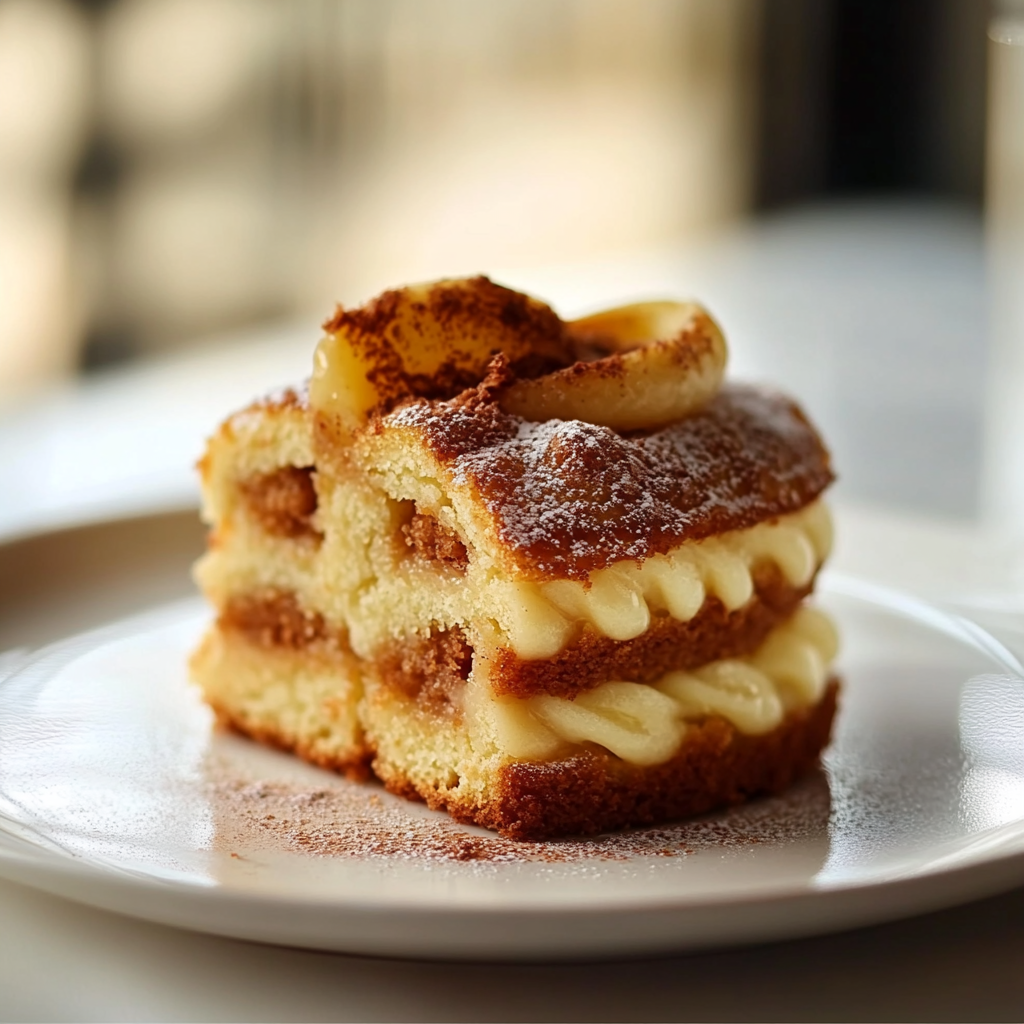 Cake pomme cannelle et spéculoos depuis recettemoderne